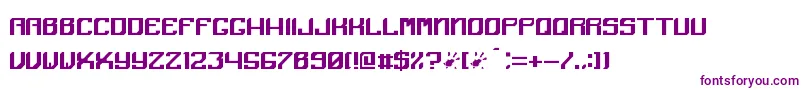 Angular Font – Purple Fonts on White Background