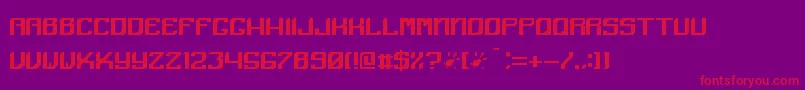 Angular Font – Red Fonts on Purple Background