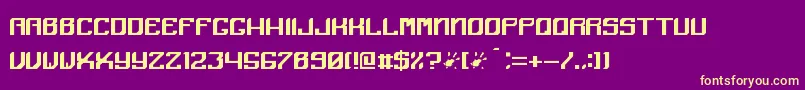 Czcionka Angular – żółte czcionki na fioletowym tle