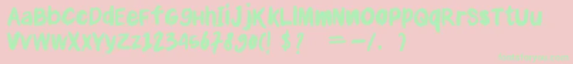 fuente Anial – Fuentes Verdes Sobre Fondo Rosa
