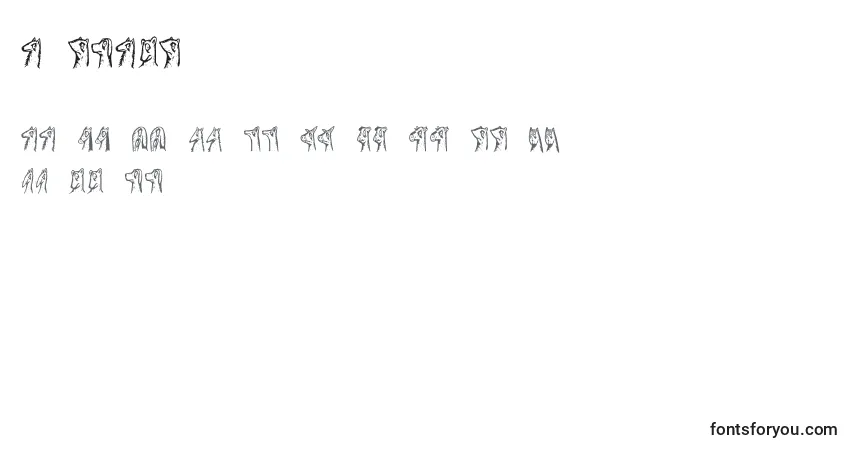 Animality Font – alphabet, numbers, special characters