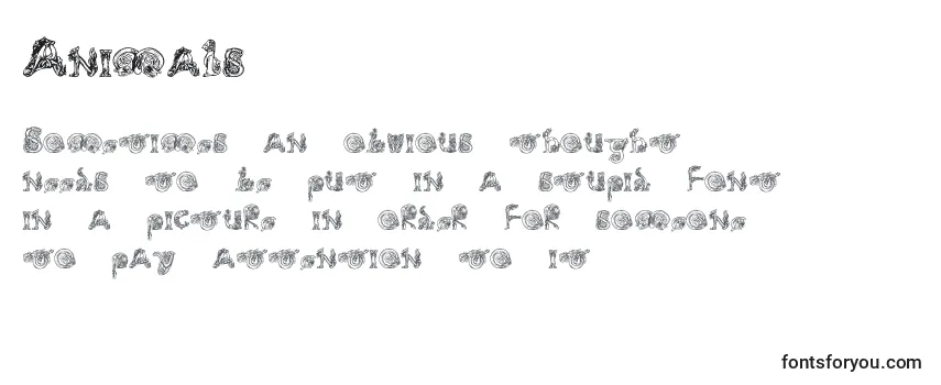 Animals (119669) Font