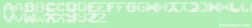 animequeen Font – White Fonts on Green Background