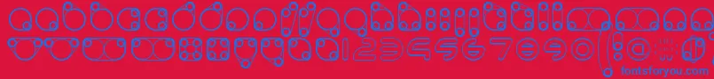 animoto 2019 04 13 Font – Blue Fonts on Red Background