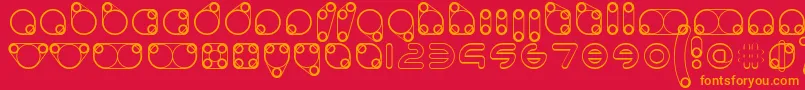 animoto 2019 04 13 Font – Orange Fonts on Red Background