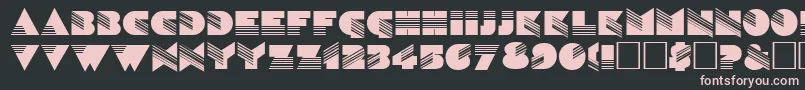 SinaloaRegular Font – Pink Fonts on Black Background