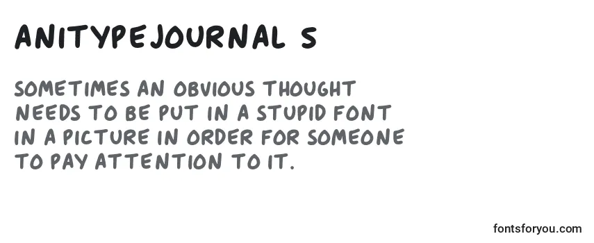 Review of the AnitypeJournal 5 Font