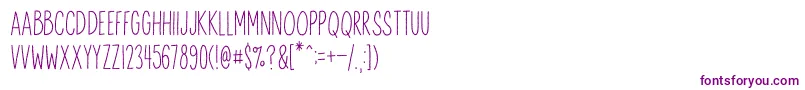 AnitypeRedwood 2-Schriftart – Violette Schriften