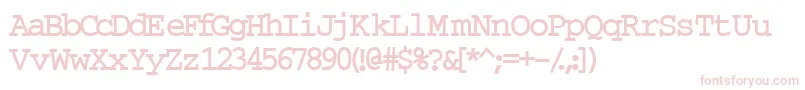 InuktitutlightsskBold Font – Pink Fonts on White Background