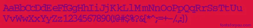 InuktitutlightsskBold Font – Purple Fonts on Red Background