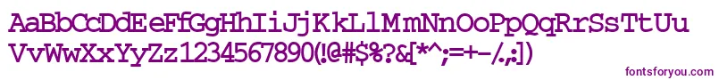 InuktitutlightsskBold Font – Purple Fonts on White Background