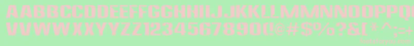 anklepants Font – Pink Fonts on Green Background