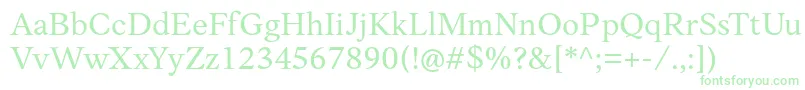 AnkoPersonalUse Font – Green Fonts on White Background