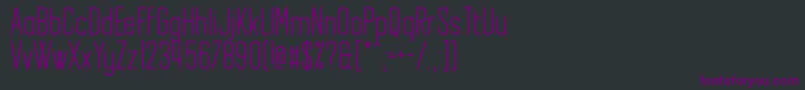 Another Flight Font – Purple Fonts on Black Background