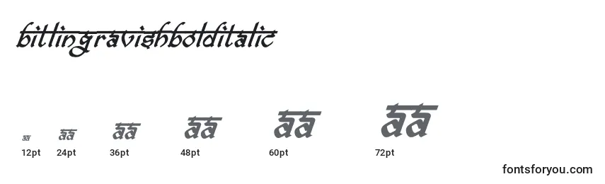 BitlingravishBolditalic Font Sizes