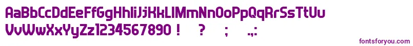 Czcionka Answer – fioletowe czcionki