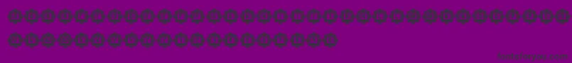 AnswerCapitals Font – Black Fonts on Purple Background