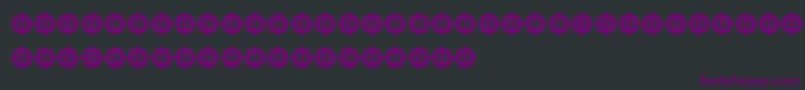 AnswerCapitals Font – Purple Fonts on Black Background
