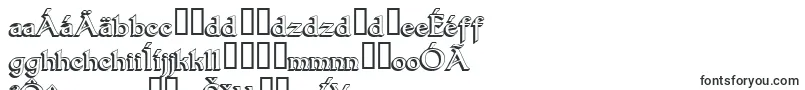 フォントDumbledor33D – スロバキアのフォント