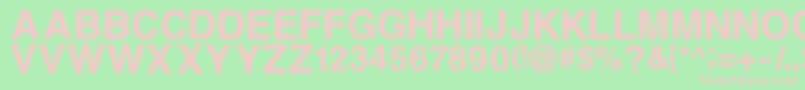 ANTFGC   Font – Pink Fonts on Green Background