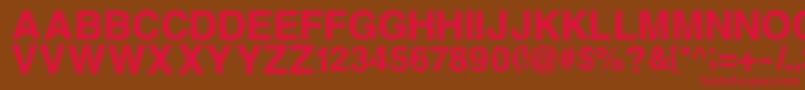 ANTFGC   Font – Red Fonts on Brown Background