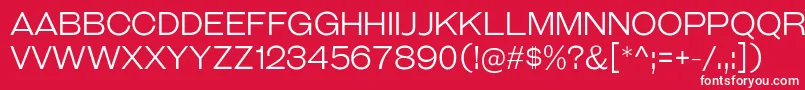 GalderglynnTitlingLt Font – White Fonts on Red Background