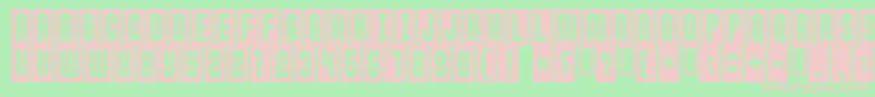 ANTICLIMAX Font – Pink Fonts on Green Background