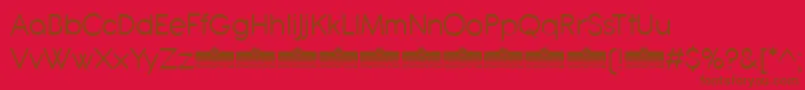 En savoir plus sur la police Antipasto Pro Regular trial Police Antipasto Pro Regular trial – polices brunes sur fond rouge