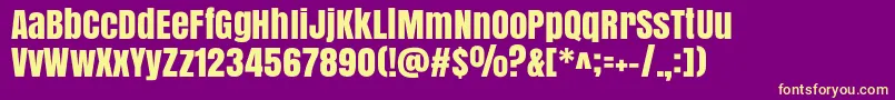 Más sobre la fuente Anton fuente Anton – Fuentes Amarillas Sobre Fondo Morado