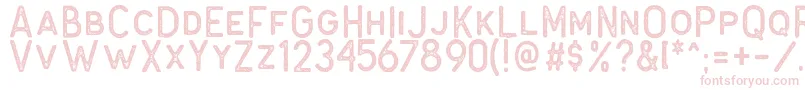 Antone Block Font – Pink Fonts on White Background