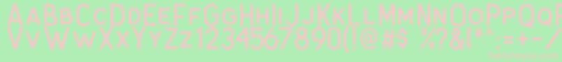 Antone Clean Font – Pink Fonts on Green Background