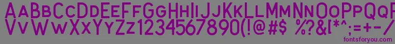 Antone Clean Font – Purple Fonts on Gray Background