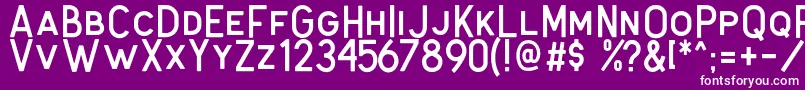Antone Clean Font – White Fonts on Purple Background