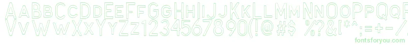 Antone Outline Font – Green Fonts