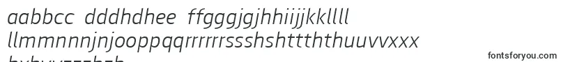 fuente Augustsans46lightitalic – Fuentes nyanja