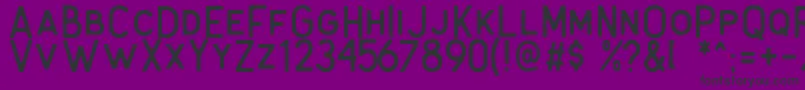 Antone Rough Font – Black Fonts on Purple Background