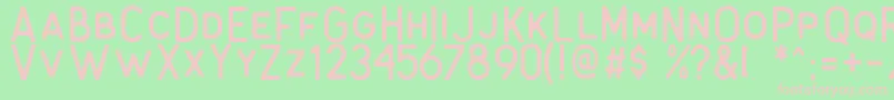 Antone Rough Font – Pink Fonts on Green Background