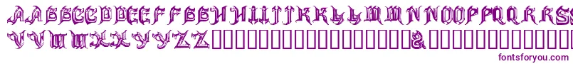 ANVIL-Schriftart – Violette Schriften
