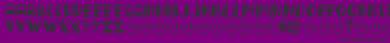 APAPA Font – Black Fonts on Purple Background