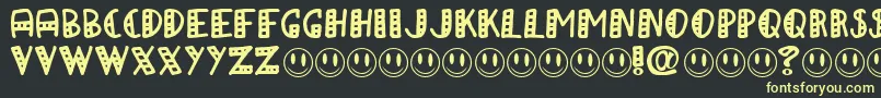 APAPA Font – Yellow Fonts on Black Background