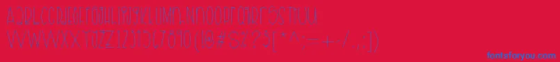 apples pears sample Font – Blue Fonts on Red Background