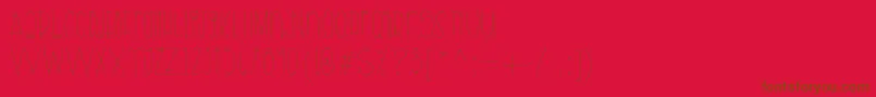 apples pears sample Font – Brown Fonts on Red Background