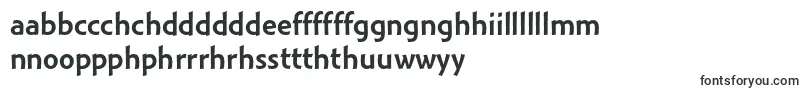 Шрифт MontaraGothic – валлийские шрифты