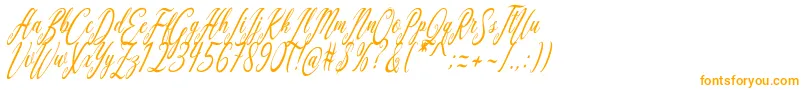 fuente Aquilera Script – Fuentes Naranjas