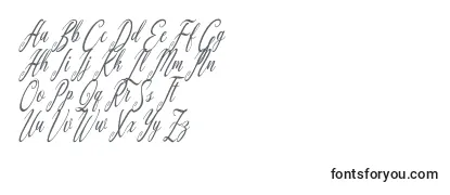 Шрифт Aquilera Script
