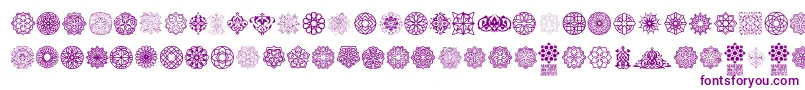 Arabesque Ornaments Font – Purple Fonts