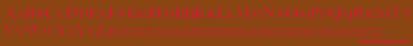 ARANEA Font – Red Fonts on Brown Background