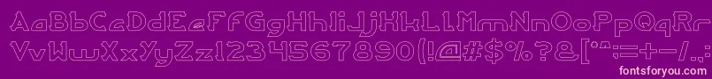 More about ARCADE Hollow Font ARCADE Hollow Font – Pink Fonts on Purple Background