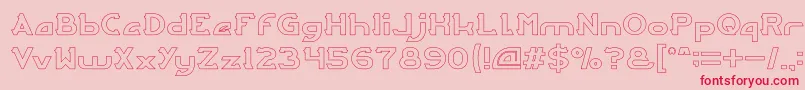 More about ARCADE Hollow Font ARCADE Hollow Font – Red Fonts on Pink Background