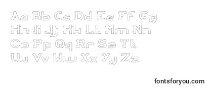 ARCADE Hollow Font